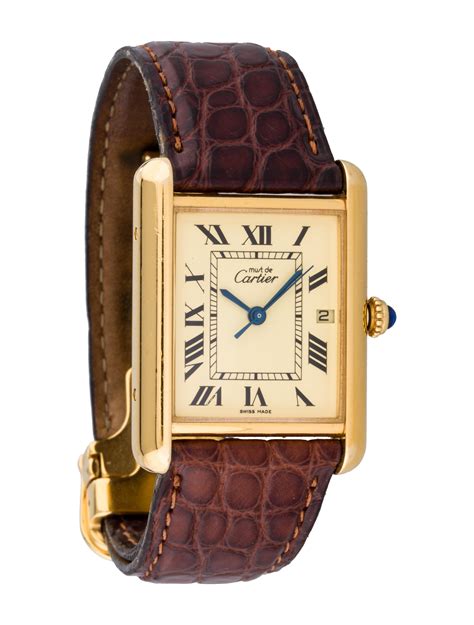 caiter watch|cartier tank watch.